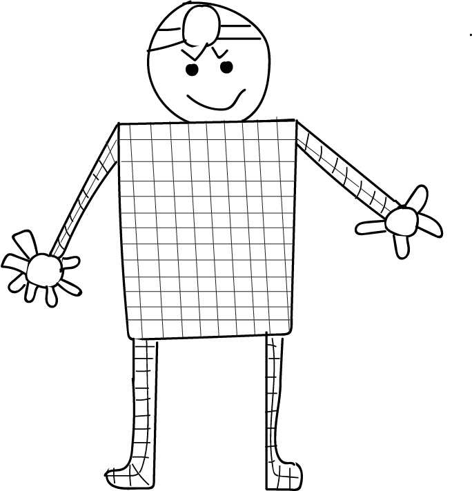 Jeff The Robber - Illustration Clipart (684x712), Png Download