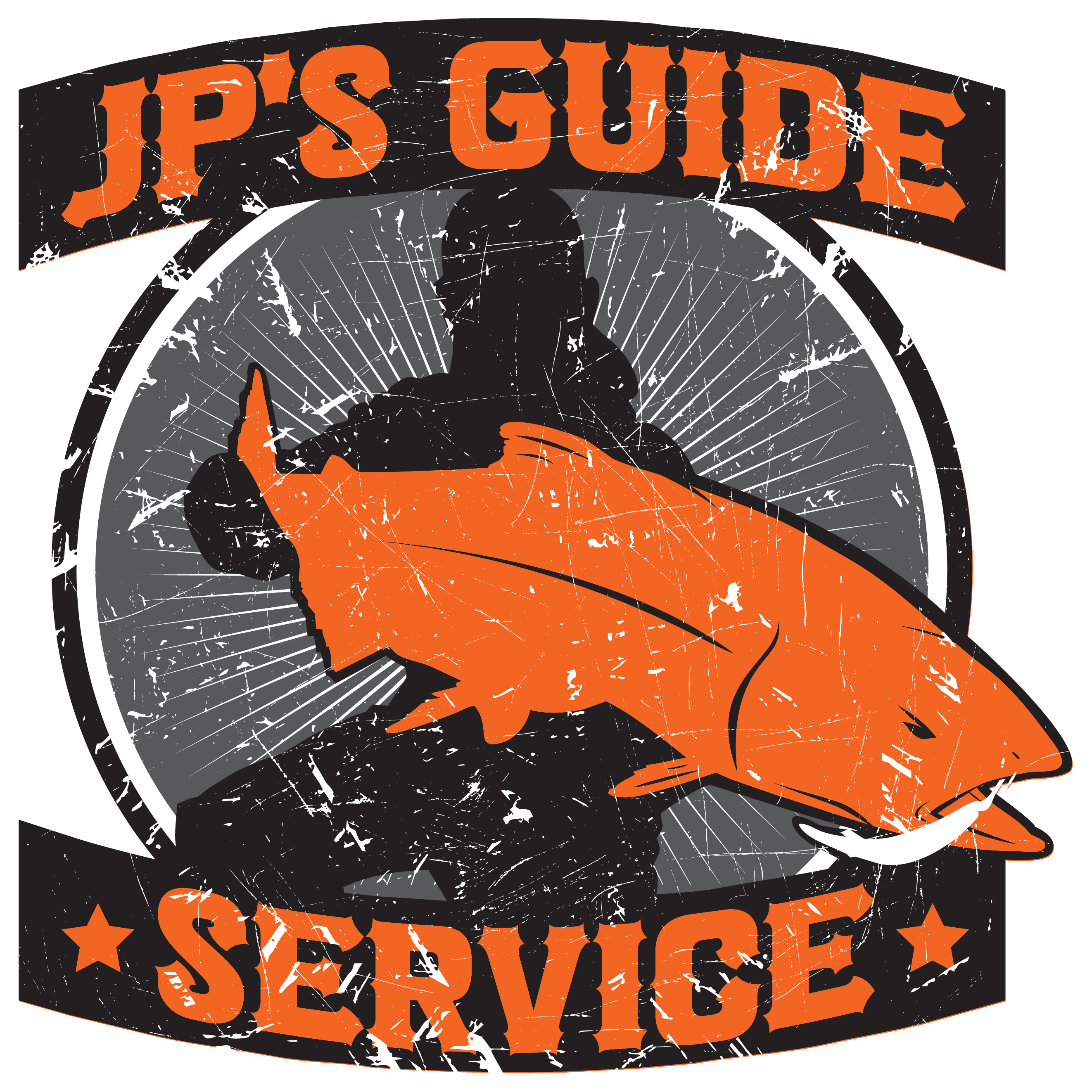 Jp Guide Service Logo Outlined Grunge Transparent , Clipart (2644x2645), Png Download