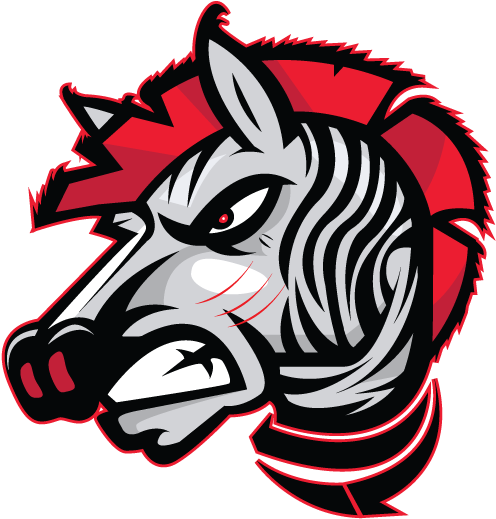 Zebra Mascot Logo Clipart - Large Size Png Image - PikPng