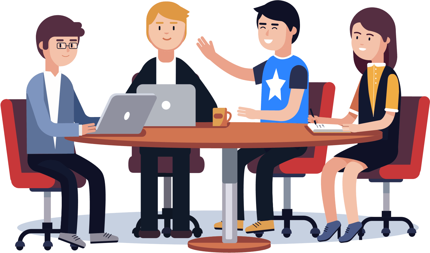 Find Jobs With Growing Companies And Do Great Work - Agile Meeting Clipart (1498x882), Png Download