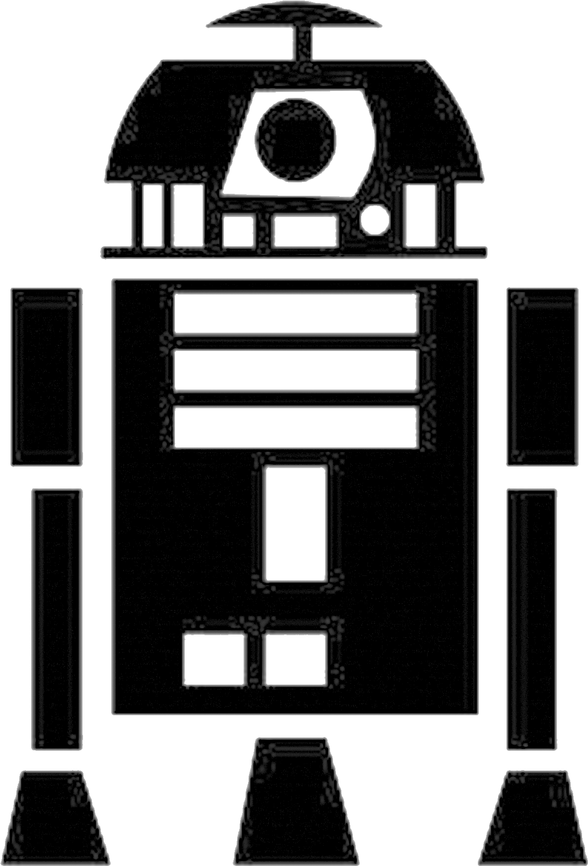 Right-click This Link And Choose “save As” For Png - Star Wars R2d2 Logo Clipart (1500x2100), Png Download