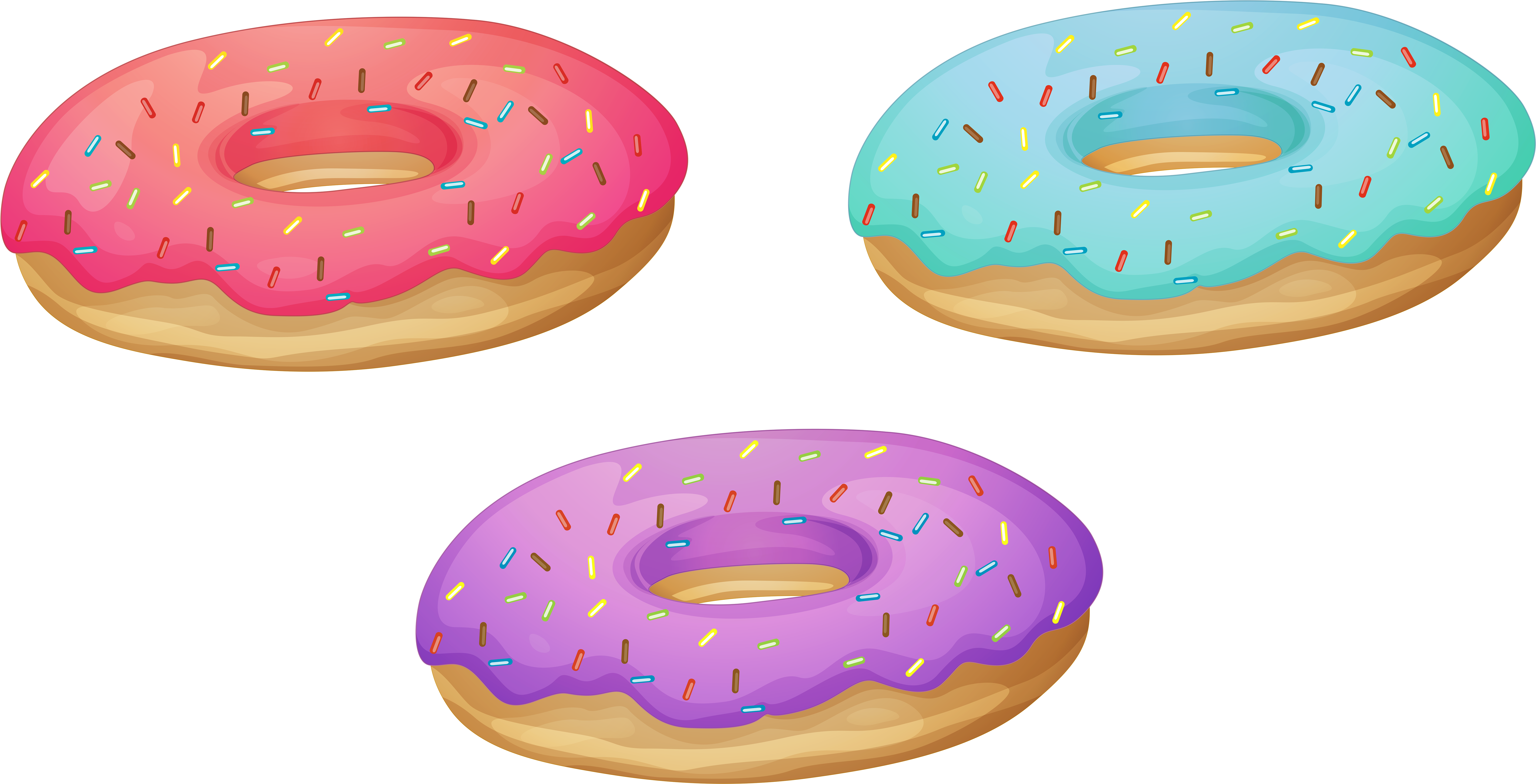 Download 7367 X 4024 4 - Donut Clipart Transparent Background - Png