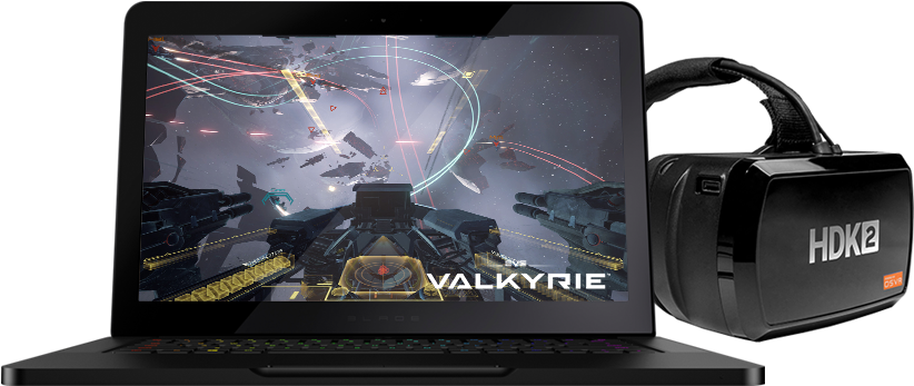 Razer Blade Gaming Laptop Notebook Nvidia Pascal - Razer Blade Pro Vr Clipart (840x411), Png Download