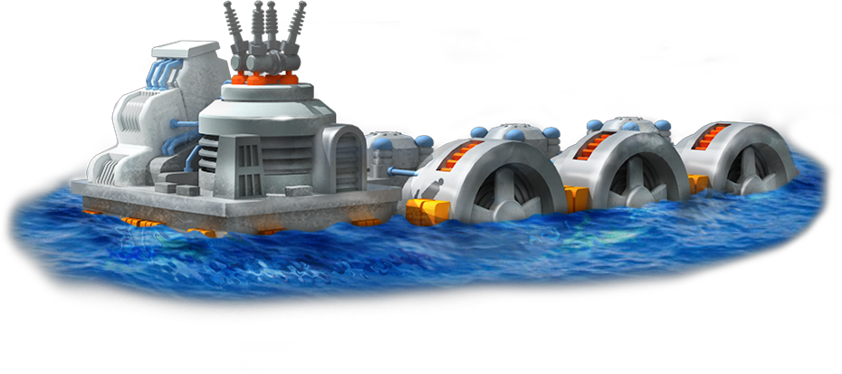 Tidal Power Plant Artwork Clipart (930x413), Png Download