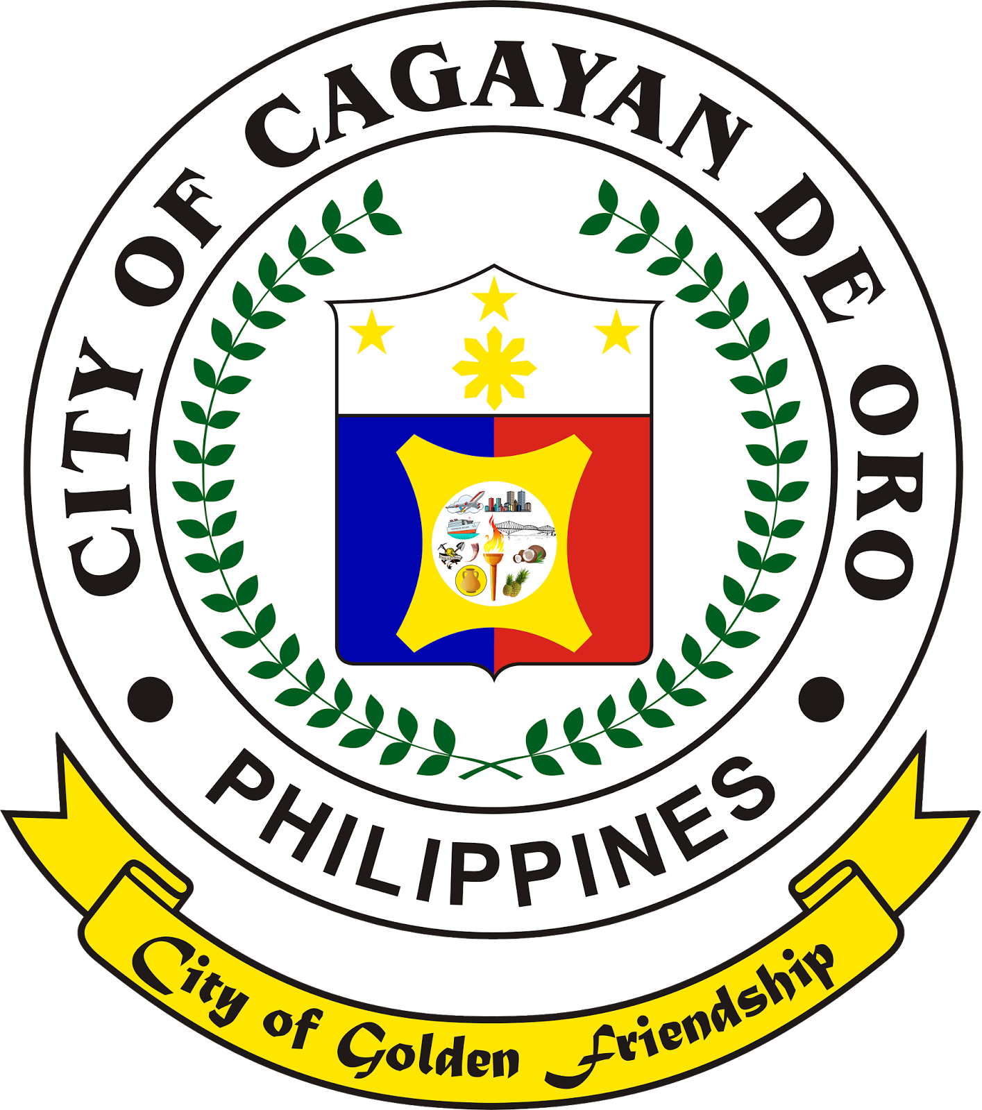 The New Seal Of Cagayan De Oro - City Of Cagayan De Oro Logo Clipart (1415x1600), Png Download