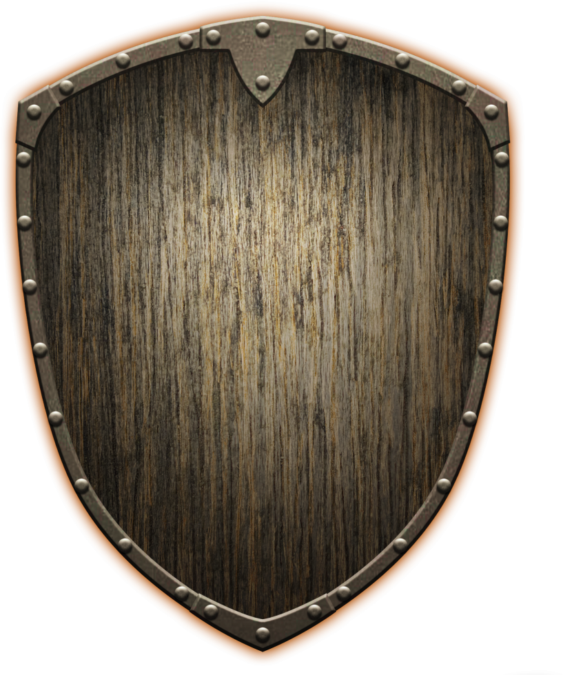 Clipart Shield Simple - Wood Shield Png Transparent Png (992x1024), Png Download
