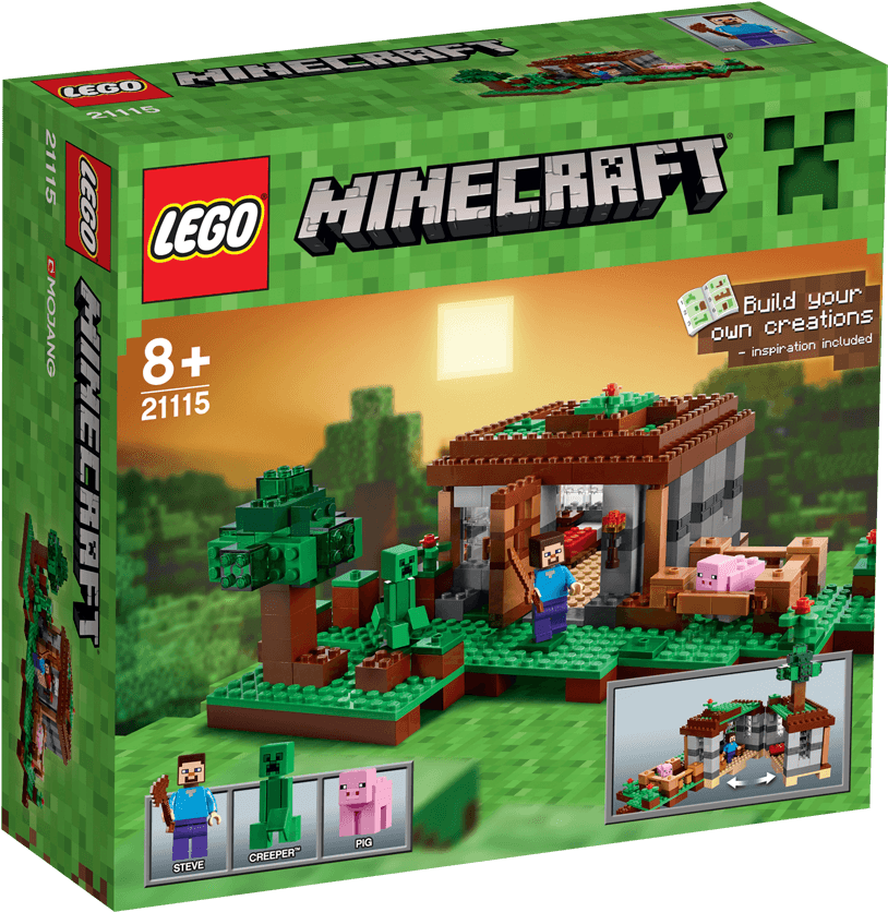 The First Night - Minecraft Lego The First Night Clipart (1488x837), Png Download