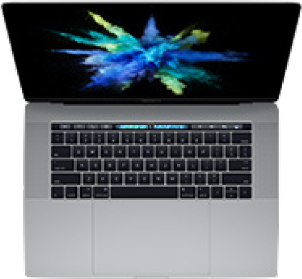 Apple Macbook Pro 15" W/touchbar - Macbook Pro 15 2017 Clipart (594x548), Png Download