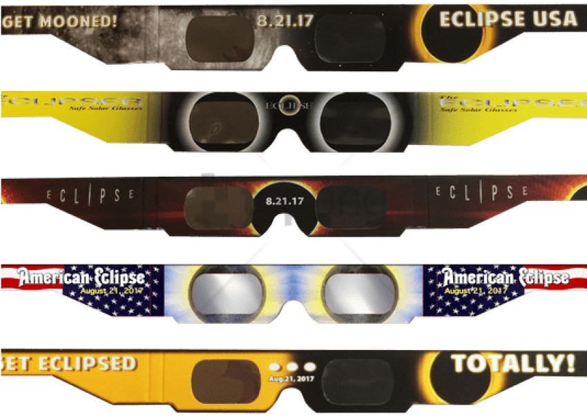 If You Are Planning To Watch The Solar Eclipse On August - Real Solar Eclipse Glasses - Png Download (696x522), Png Download