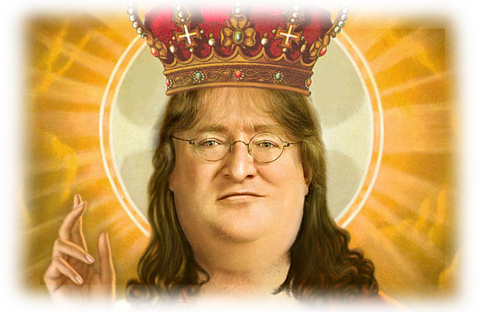 Hideo Kojima Gabe Newell Clipart (700x456), Png Download