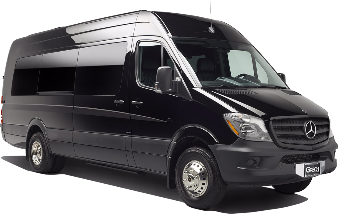 Sprinter Limousine - Rental Vans Clipart (1200x800), Png Download