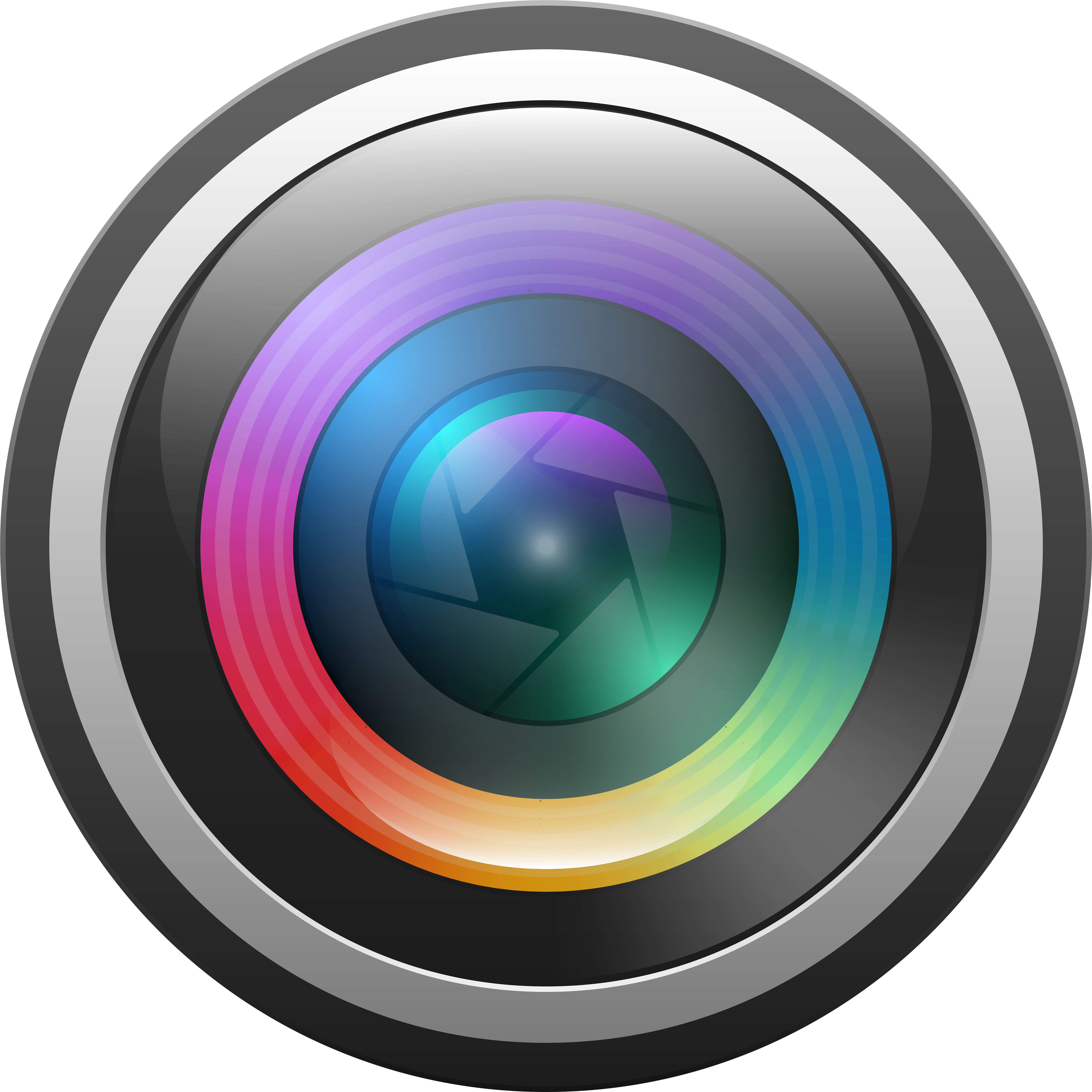 Colorful Lens Decorative Transparent Image Gallery Clipart (8000x8000), Png Download