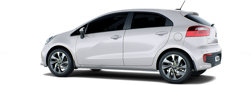 Ud 00017 - Kia Rio Hatchback 2017 Clipart (982x448), Png Download