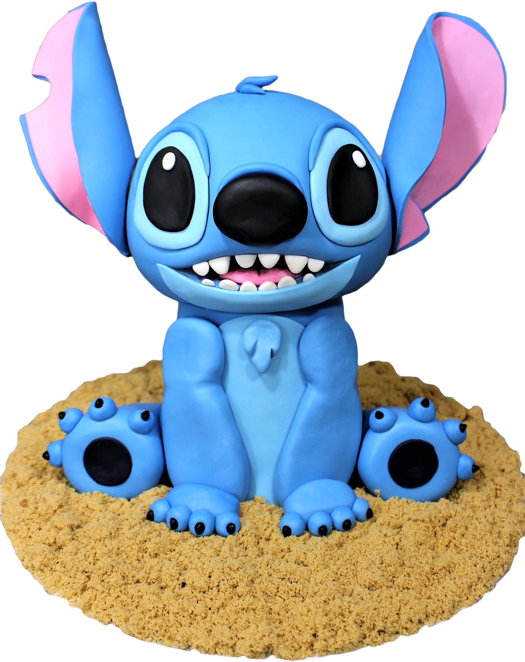 Lilo & Stitch Cake Tutorial - Stitch Cake Clipart (1728x2592), Png Download