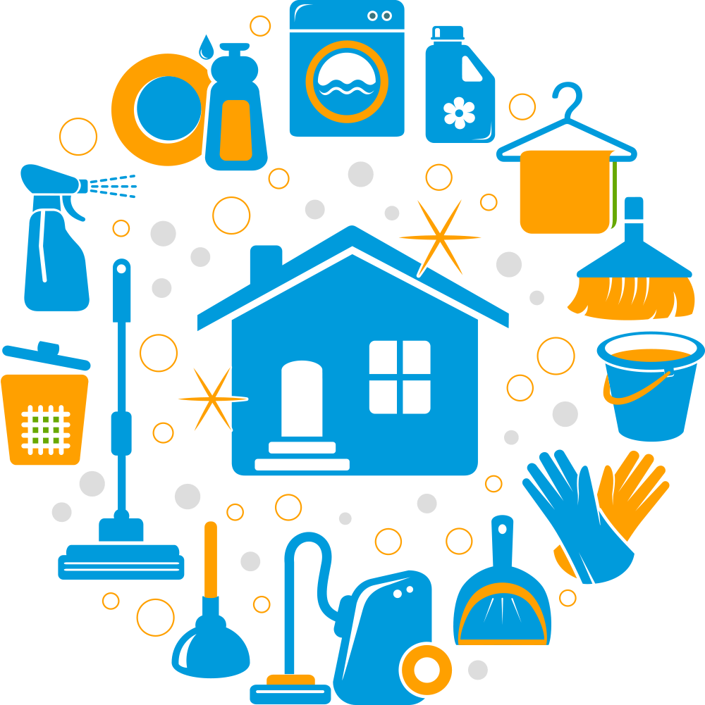Services-pic - Cleaning Equipments Png Cliparts Transparent Png (1000x1001), Png Download