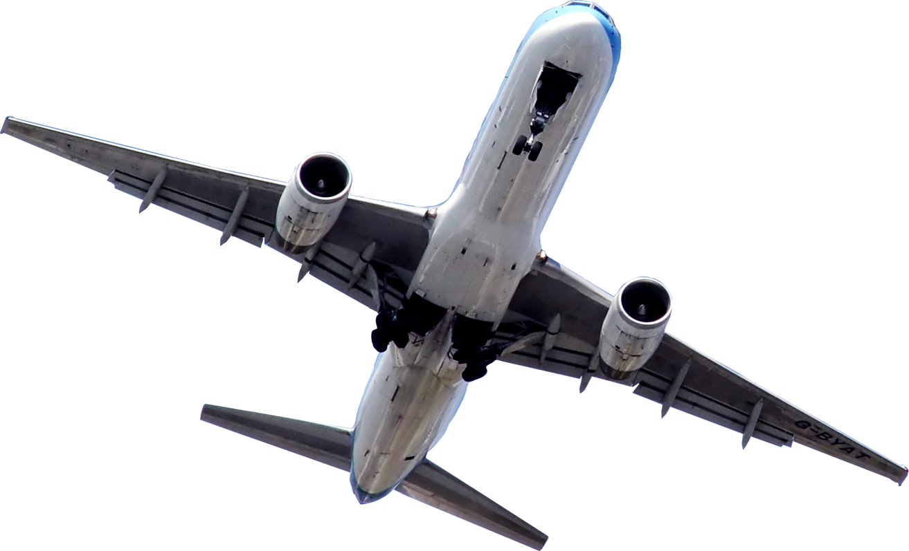 Modern Plane Png Clipart - Plane Png From Below Transparent Png (1147x696), Png Download