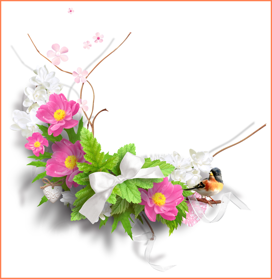 Shocking Spring Png Picture Flowers By Pic - Spring Flowers Png Clipart (908x931), Png Download