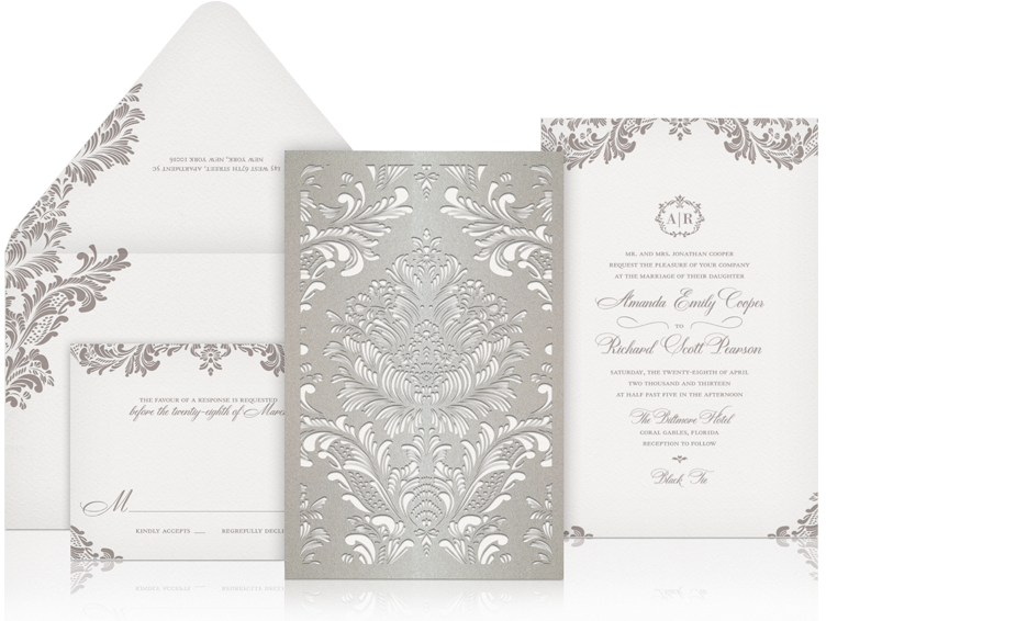 The Best Blog Cards Luxury - Luxury Wedding Invitation Card Design Clipart (934x585), Png Download