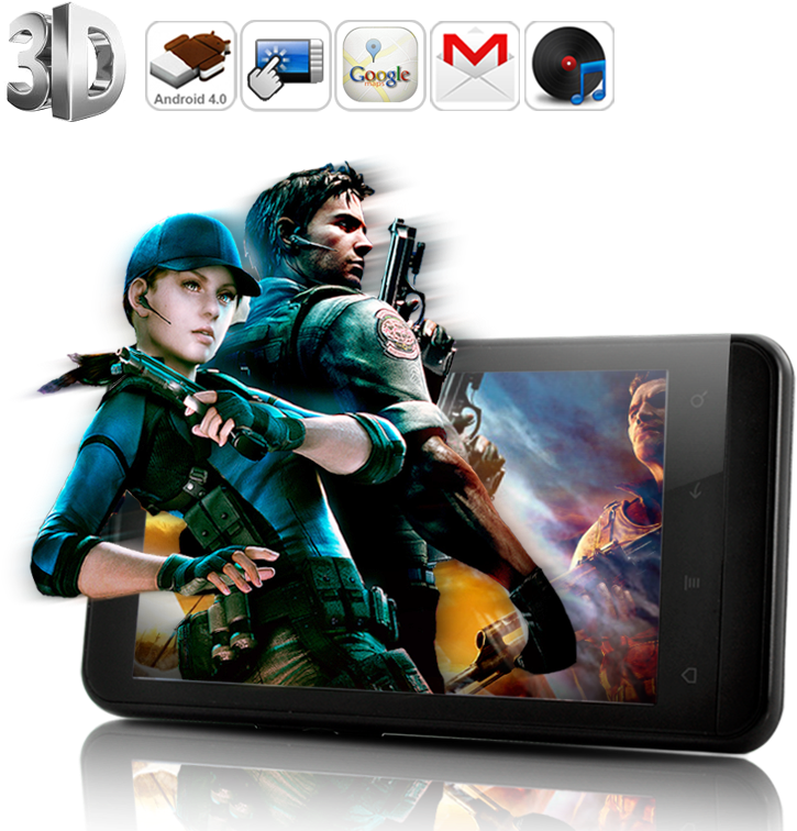0 3d Dispaly Phone - Mobile Phone 3d Screen Clipart (800x795), Png Download
