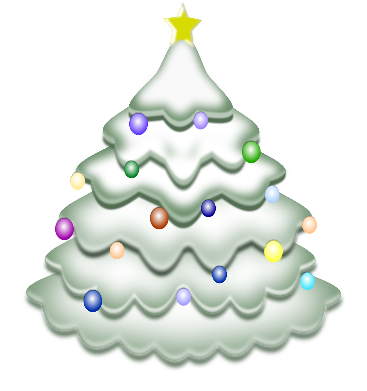 Christmas Vector Graphics - Advance Happy Christmas Logo Clipart (1222x1280), Png Download