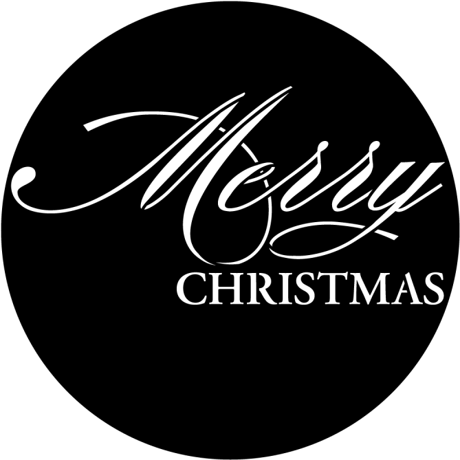 Fancy Merry Christmas Clipart (800x800), Png Download
