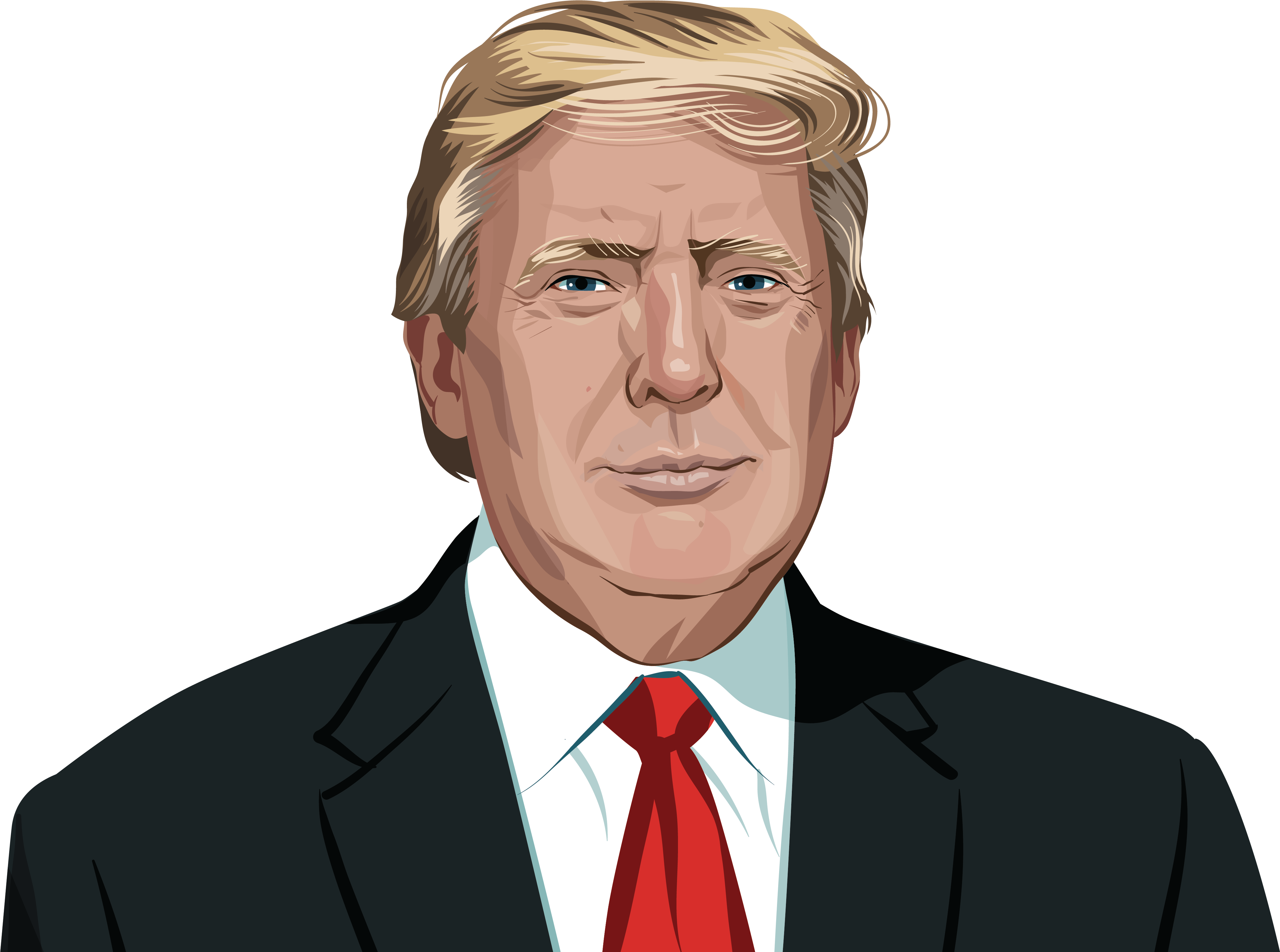 Hillary Clinton - Trump Fact Checker Clipart (4375x3375), Png Download