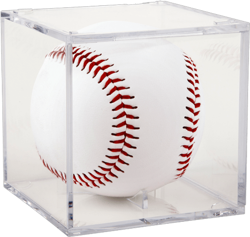 Acrylic Baseball Dispaly Case - Baseball Clipart (600x600), Png Download