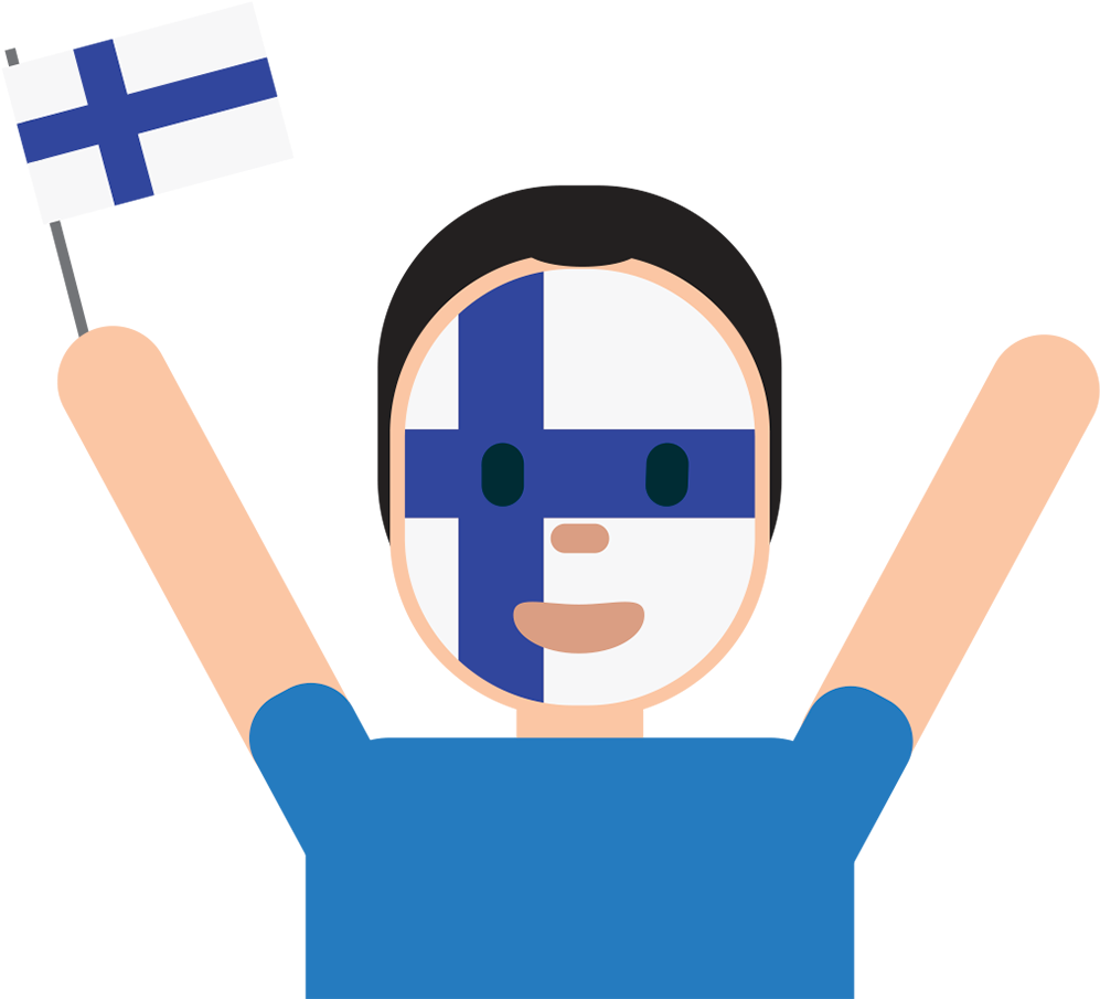 Lost Hopes - Finland Flag Emoji Gif Clipart (1000x1000), Png Download