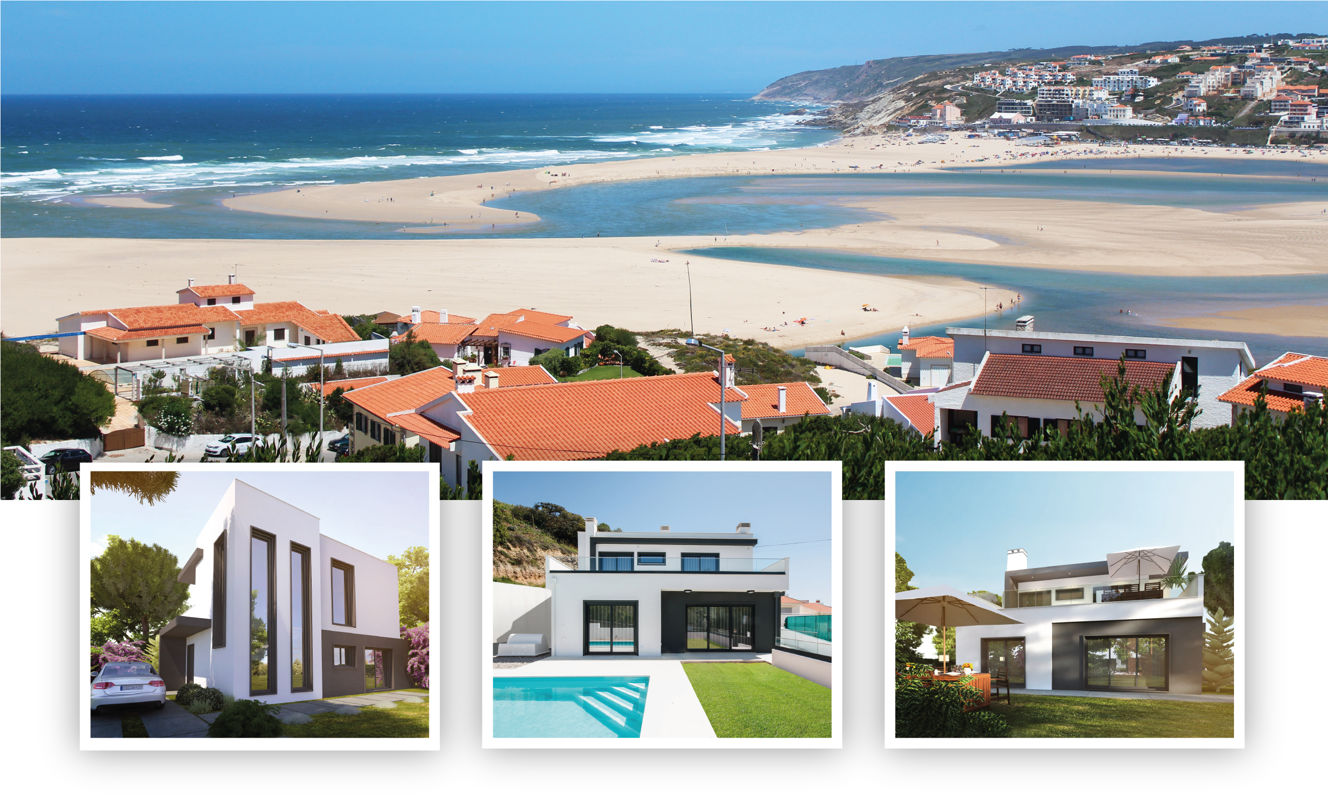 Portugal Realty, Property For Sale In Portugal, Portugal - House Clipart (2599x1559), Png Download