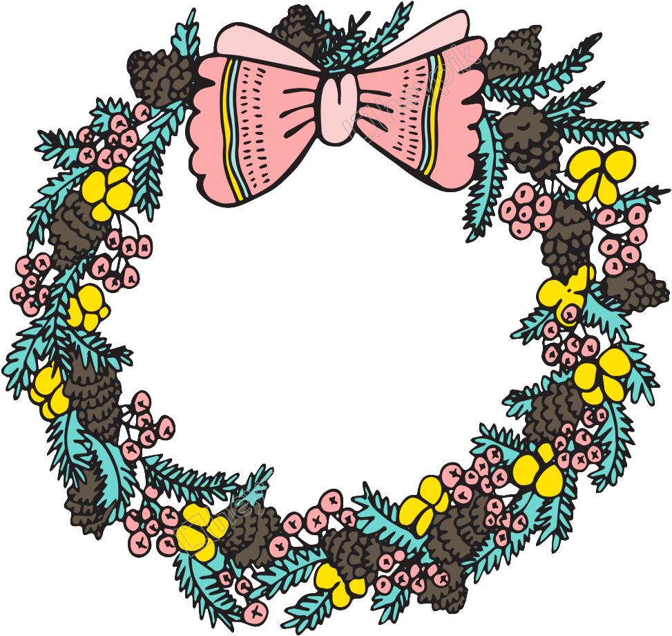 Hand Painted Cartoon Free Buckle Png Download - Christmas Day Clipart (1024x970), Png Download