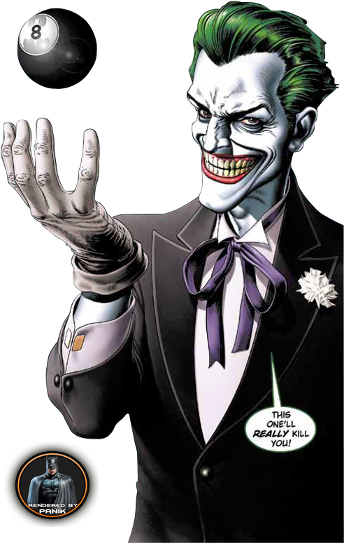 Joker Last Laugh Clipart (498x780), Png Download