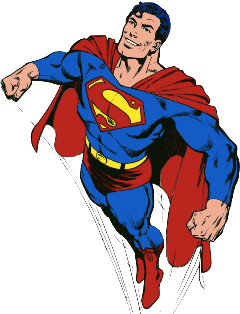 Superman Comic Png Clipart (500x643), Png Download