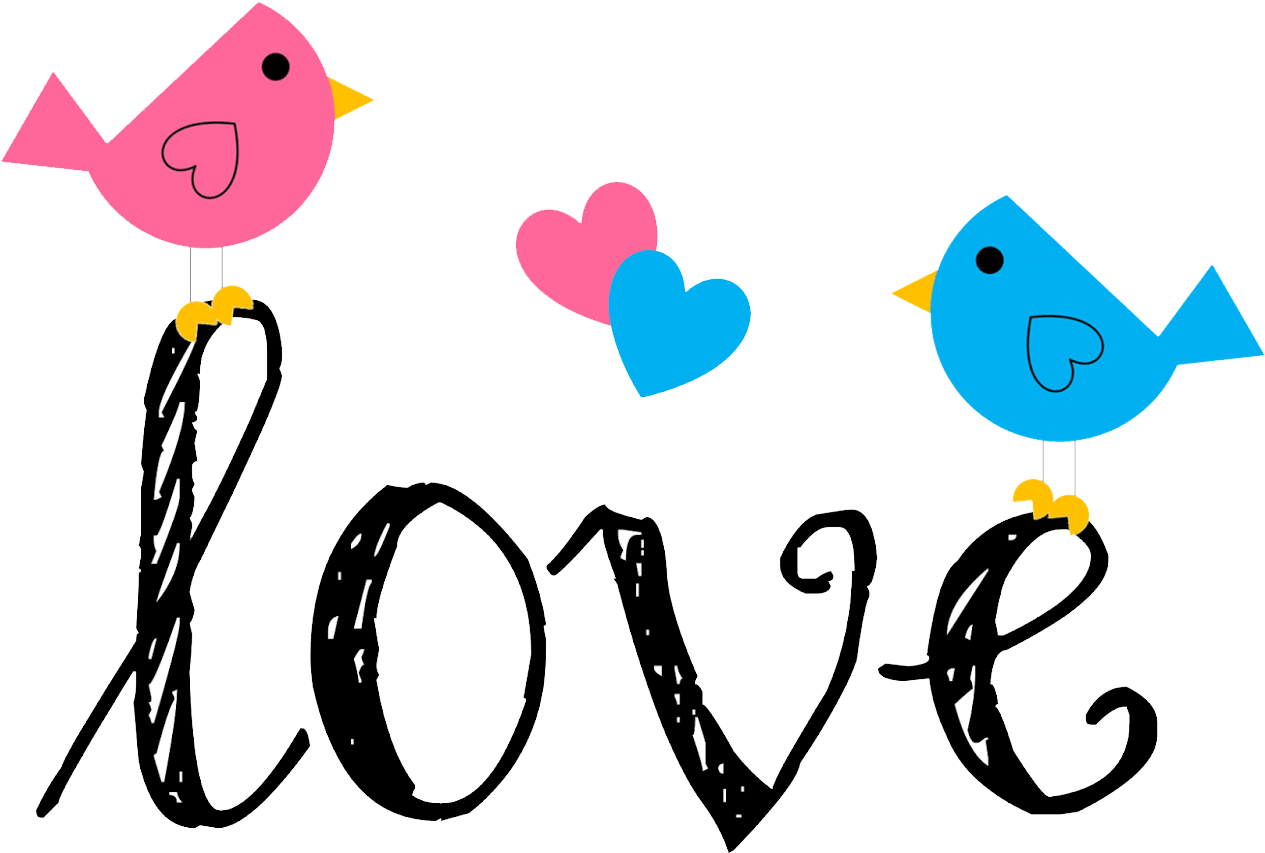 Love Birds Png Clipart (1265x853), Png Download