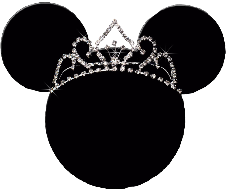 Tumblr Png Black - Black Tie And Tiara Clipart (956x807), Png Download