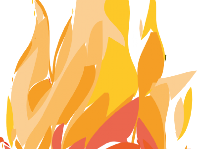 Flames Clipart Row - Fire Clip Art - Png Download (640x480), Png Download