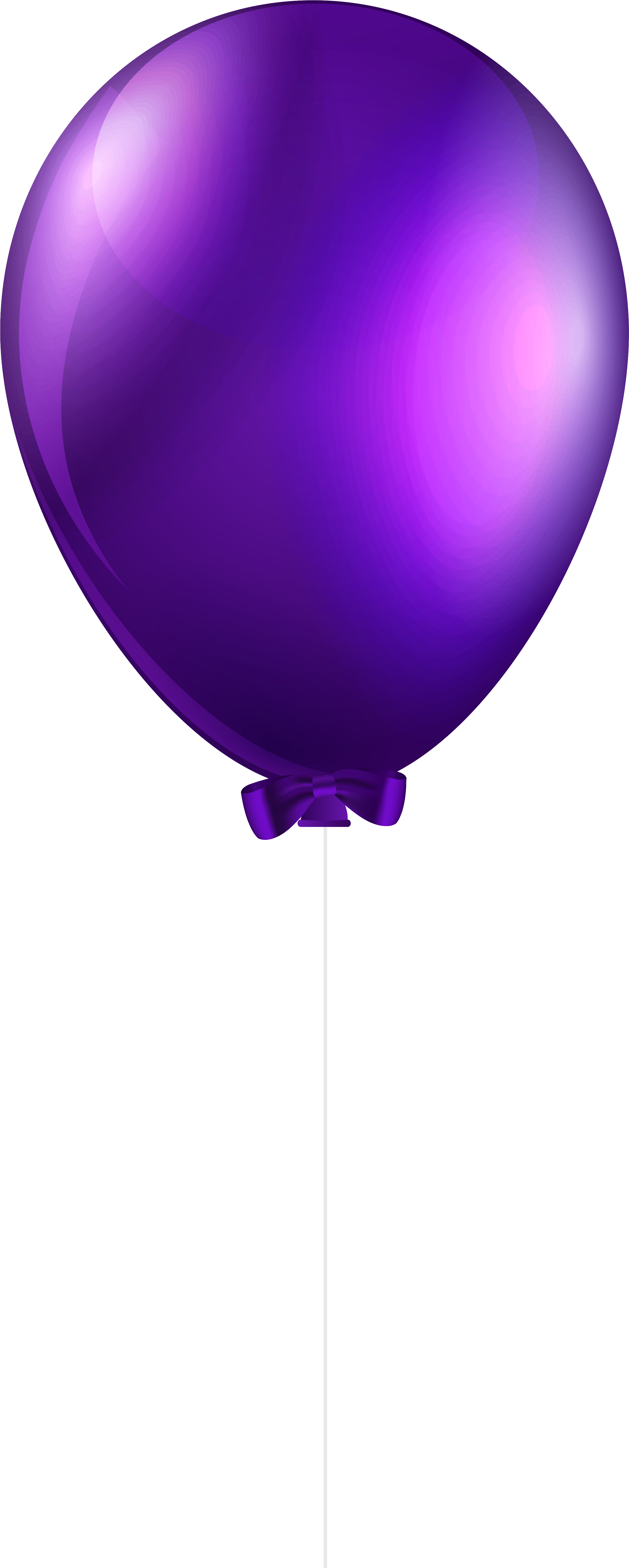2755 X 6350 6 - Purple Balloon Transparent Background Clipart (2755x6350), Png Download
