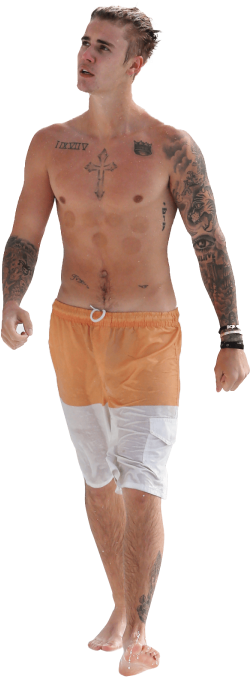 Free Png Justin Bieber Topless Png - Topless People Png Clipart (480x720), Png Download