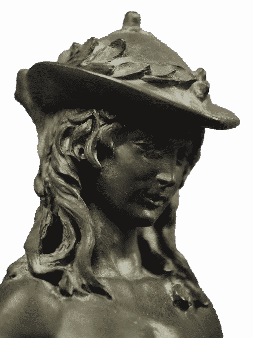 David Donatello, Statue Made In Italy - Bust Clipart (510x680), Png Download