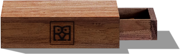 Walnut Match Box Roo Kee Roo - Plywood Clipart (1000x1000), Png Download