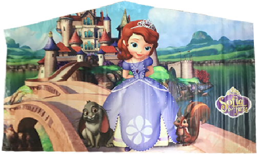 Sophia The First Modular Bounce House - Background Sofia The First Clipart (750x750), Png Download