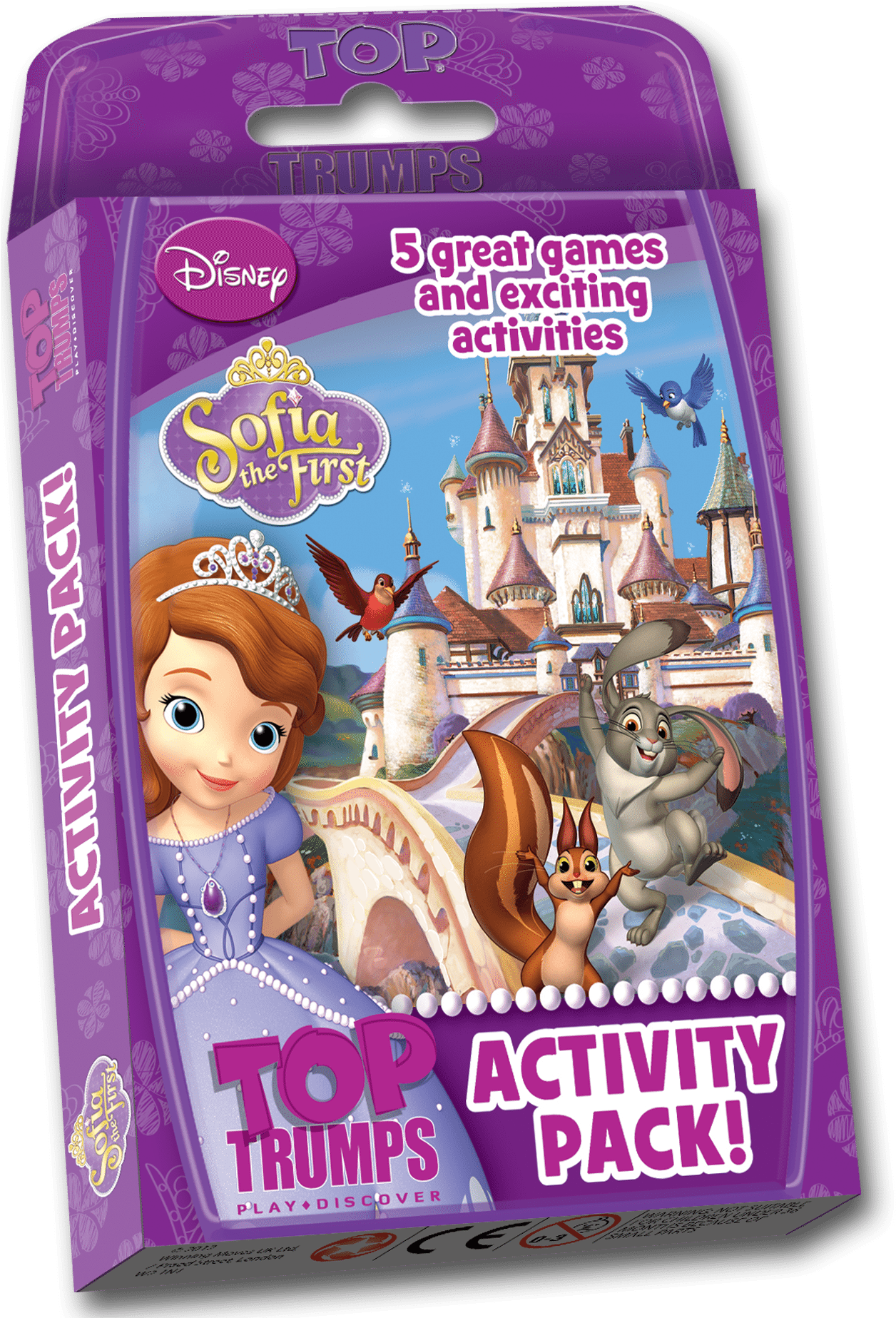 Sophia The First Activity Pack - Top Trumps Clipart (1280x1866), Png Download