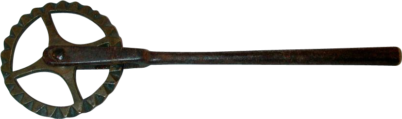 An Antique Unusual Kitchen Tool - Crankset Clipart (827x827), Png Download