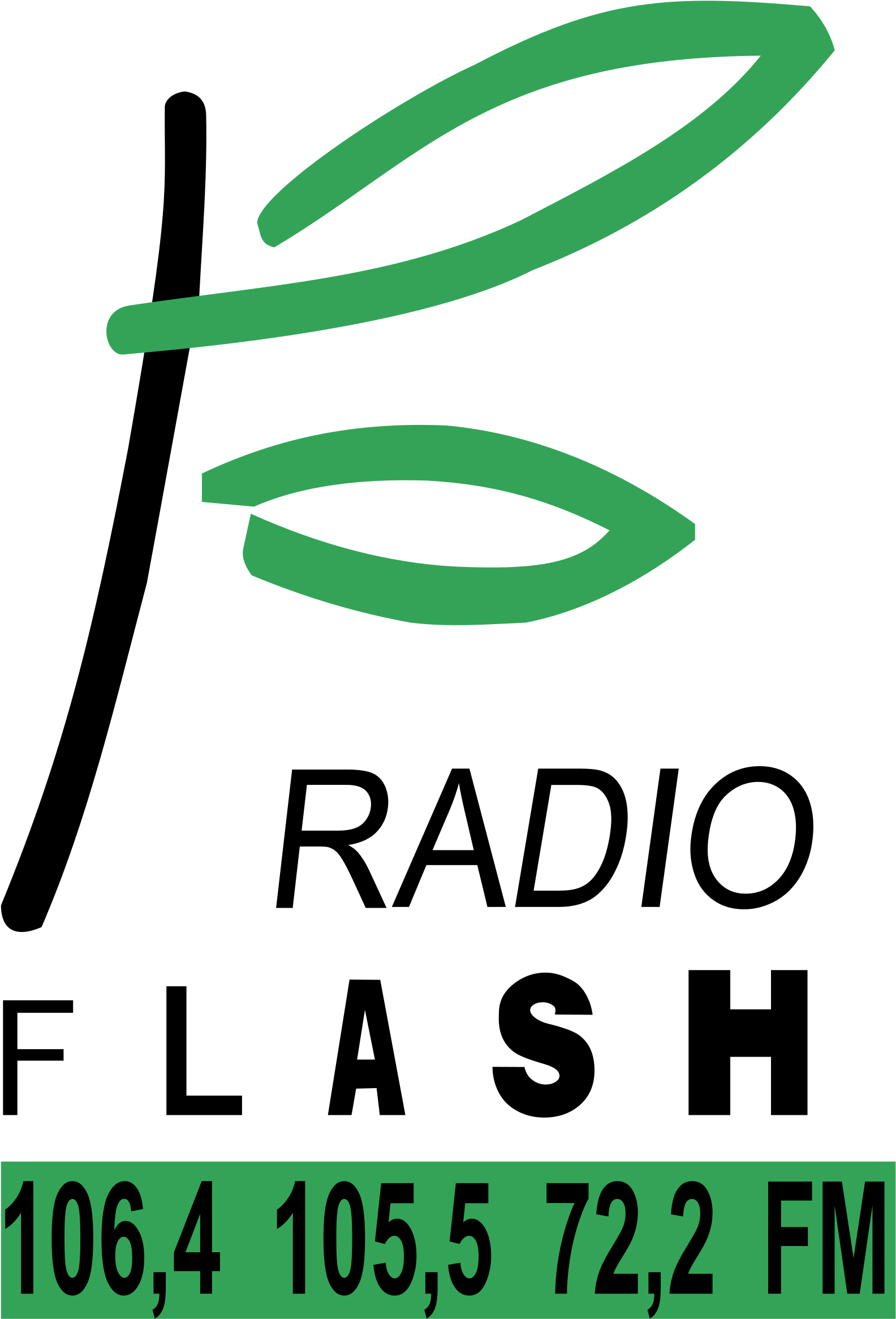 Flash Radio Logo Png Transparent Clipart (1584x2331), Png Download