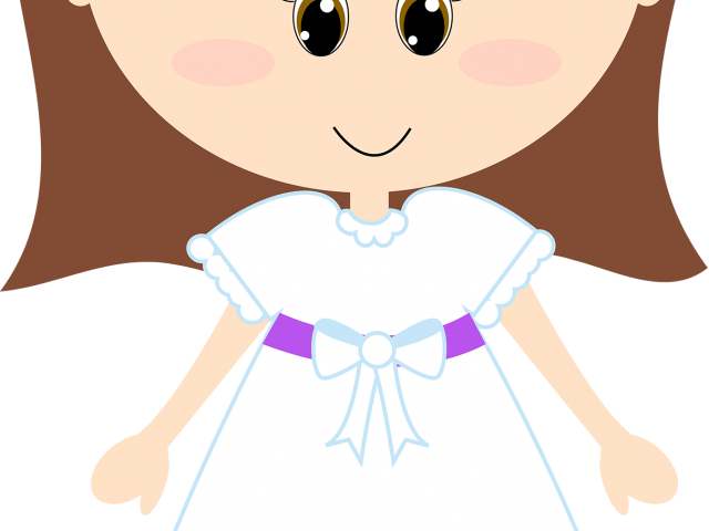Doll Clipart First Communion - Cartoon - Png Download (640x480), Png Download