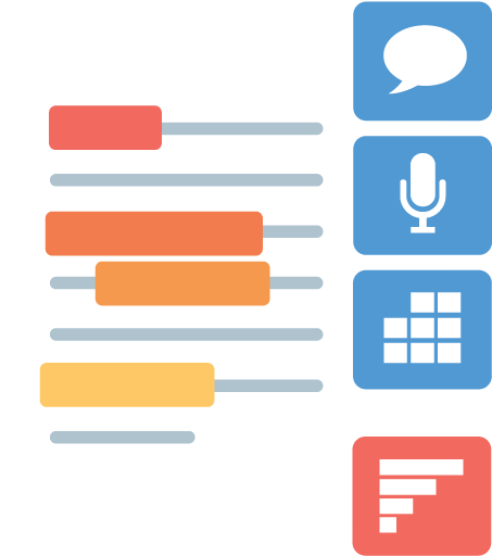 What We Offer Feedback Studio Icon - Electric Blue Clipart (600x525), Png Download