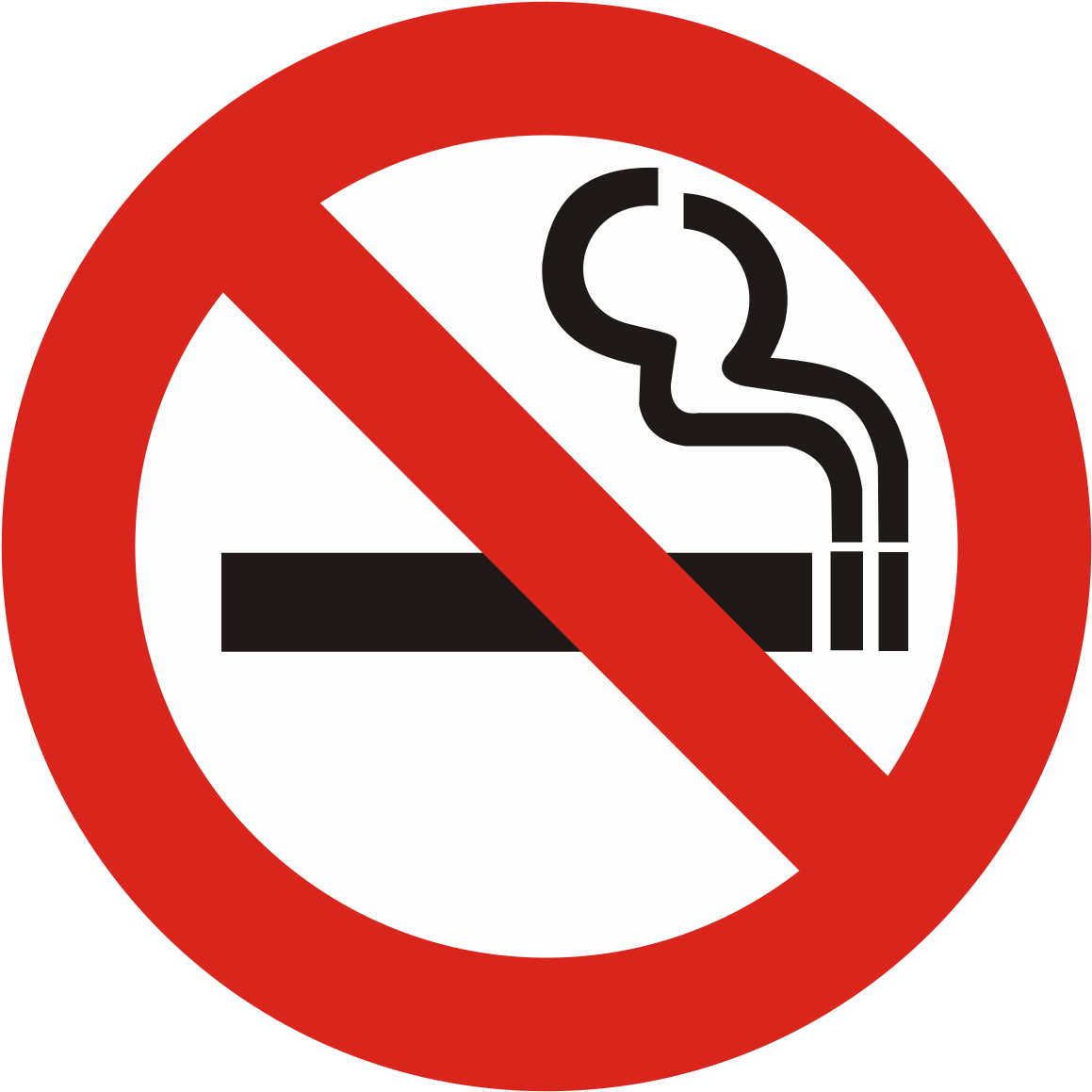 Smoking Sign Clipart (1200x1200), Png Download