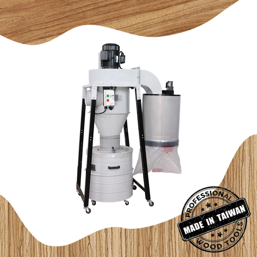 3hp Cyclone Dust Separator With Dust Filter Bag - Taiwan Dovetail Jig Clipart (831x831), Png Download