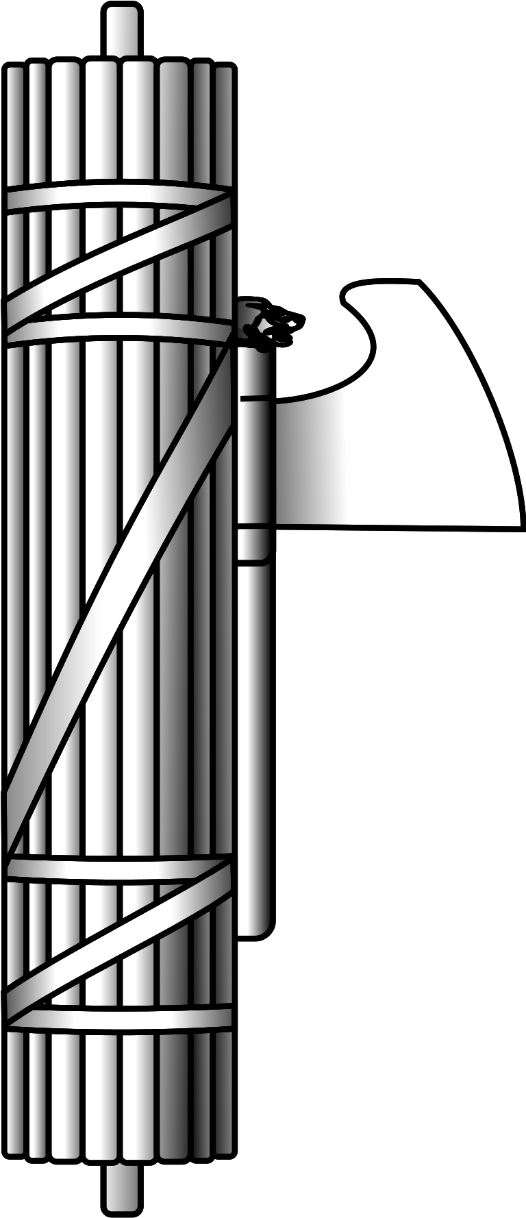 Fasces Fascism Clipart (1200x1813), Png Download