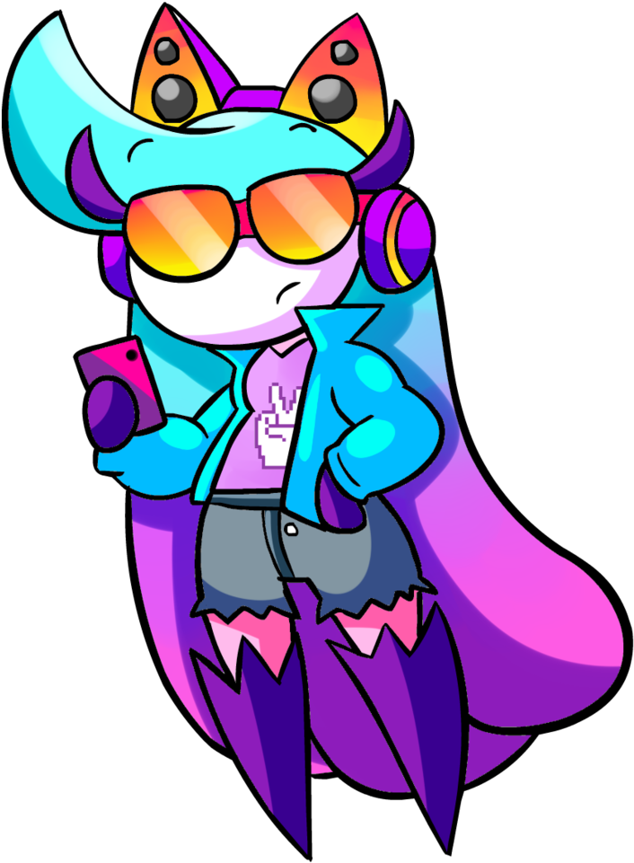 Vaporwave Sun Clipart - Cartoon - Png Download (706x961), Png Download