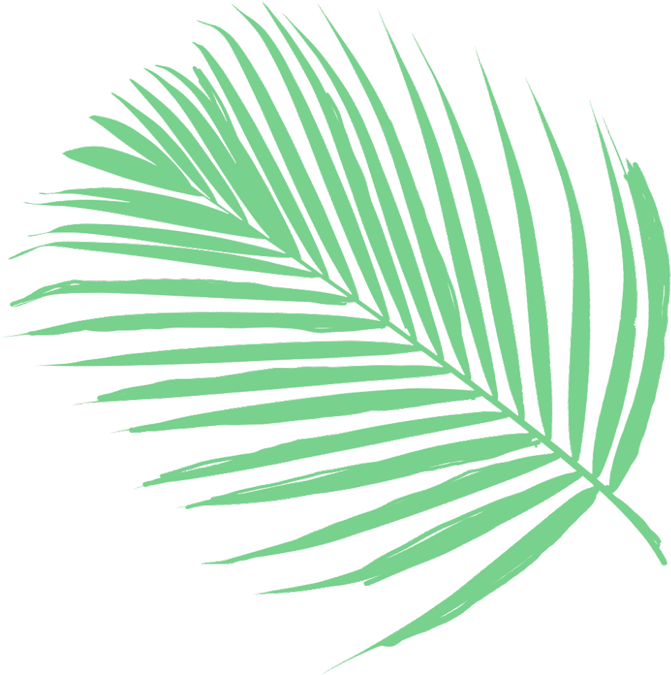 Vaporwave Tumblr Aesthetic Plants Green Plant - Palm Tree Clipart (1024x1002), Png Download